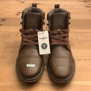 Men’s Boots (Brown) style: Jeffrey Fashion  - Goodfellow & Co. size 7